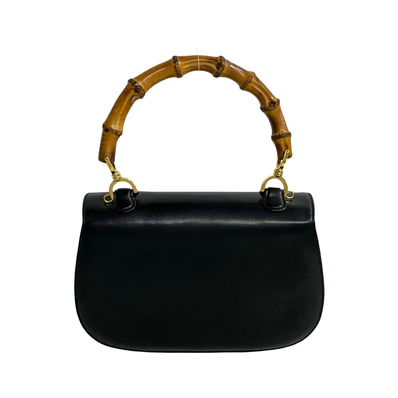 GUCCI Handbag Calfskin black Bamboo