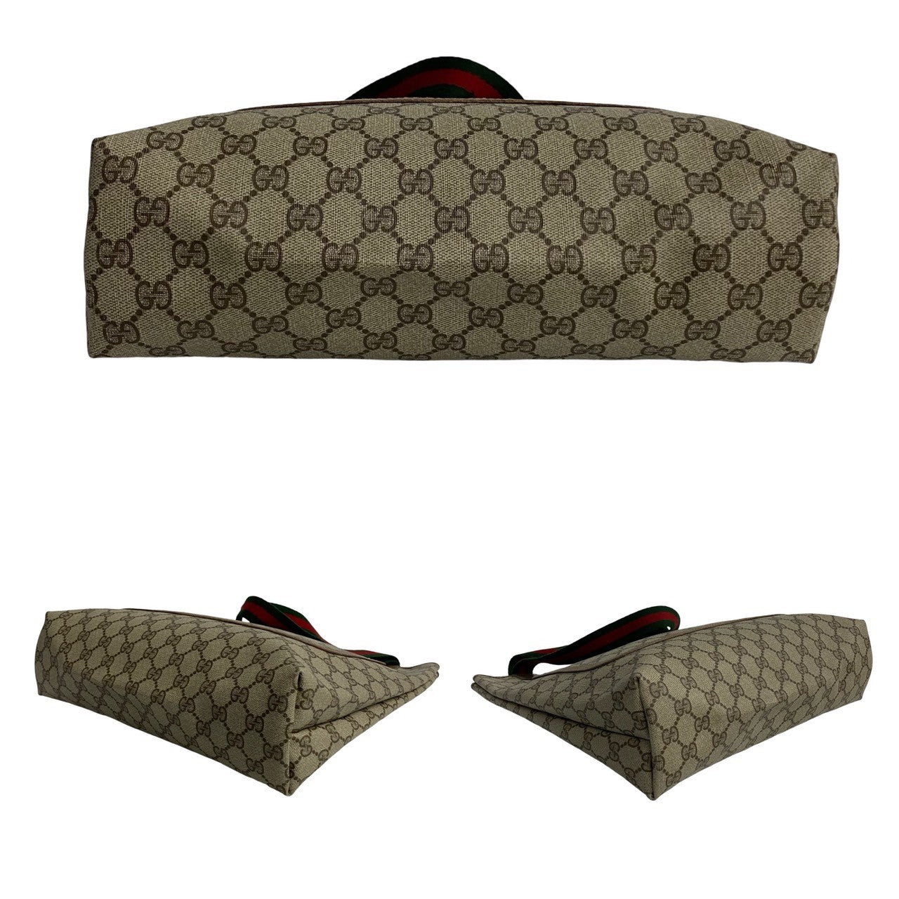 GUCCI Tote Bag leather Brown Sherry line