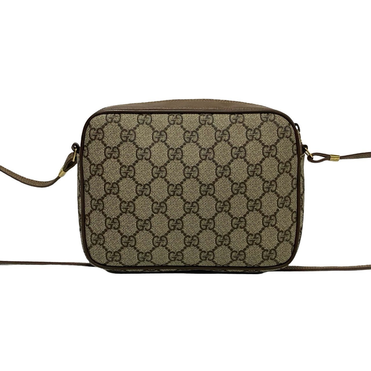 GUCCI Shoulder Bag leather Brown