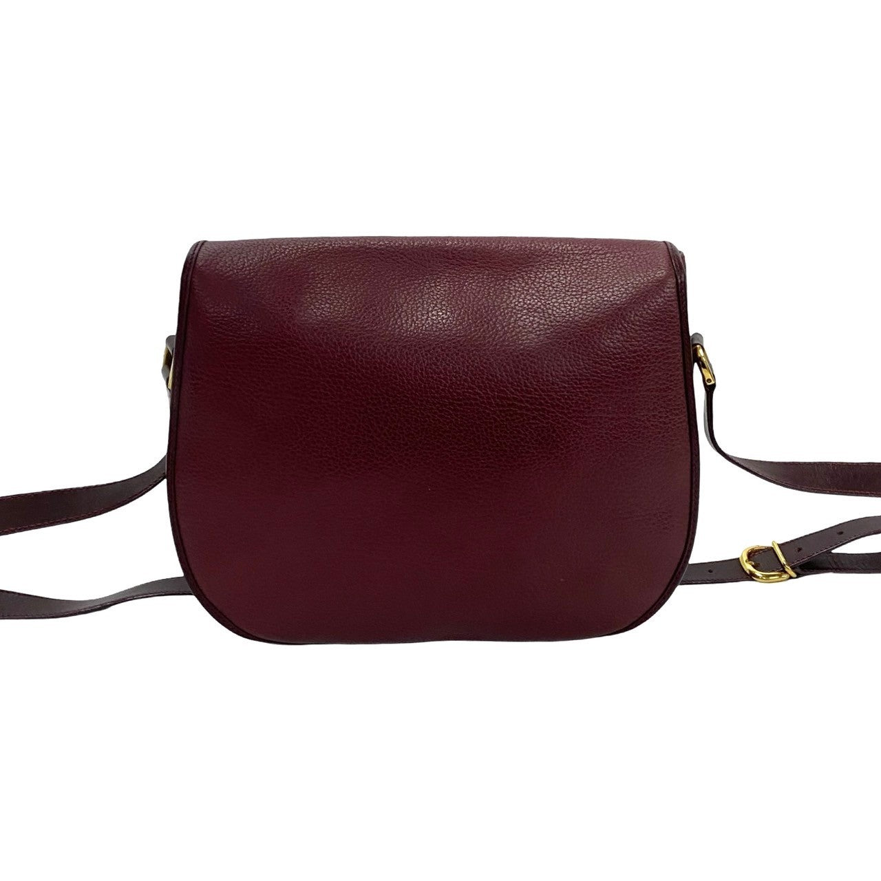 GUCCI Shoulder Bag leather purple