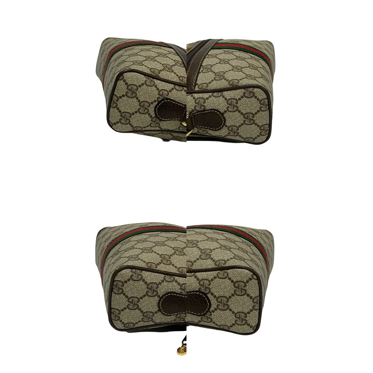 GUCCI Shoulder Bag leather Brown