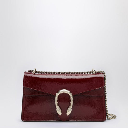 Gucci Small Dionysus Bag Red Anchor In Patent Leather Women