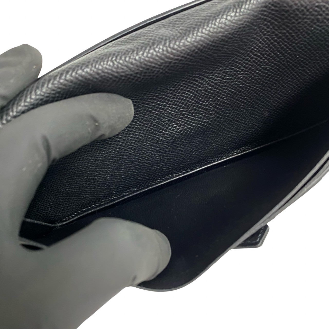 HERMES Long Wallet Purse Epsom black Beansufla