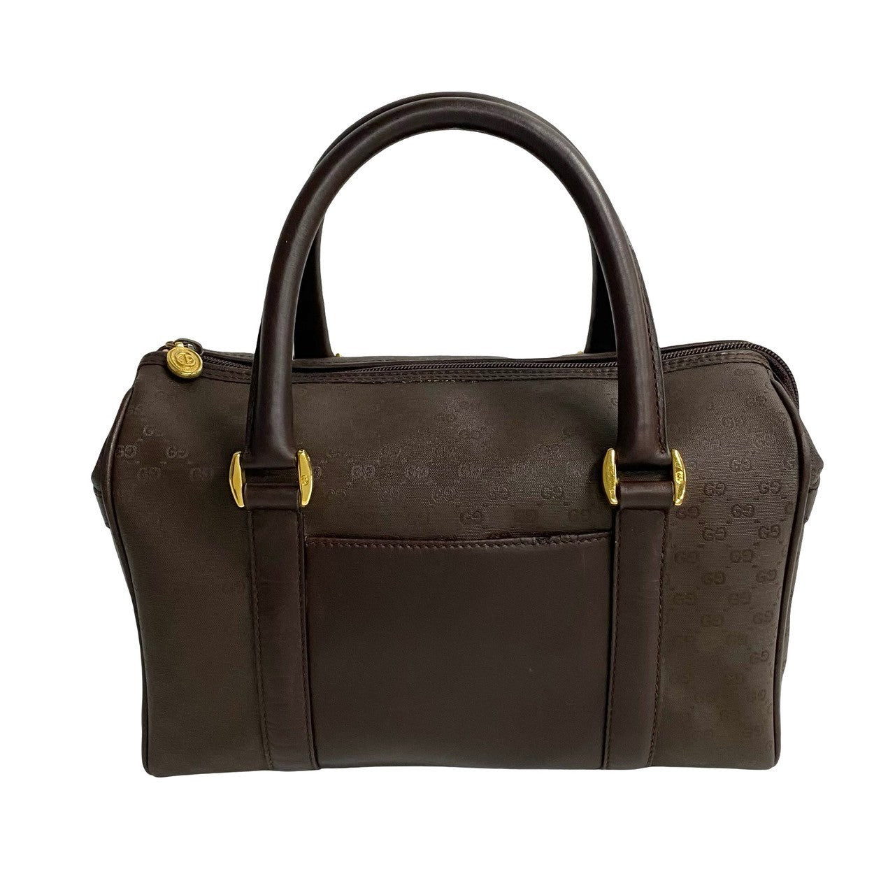 GUCCI Handbag leather Brown