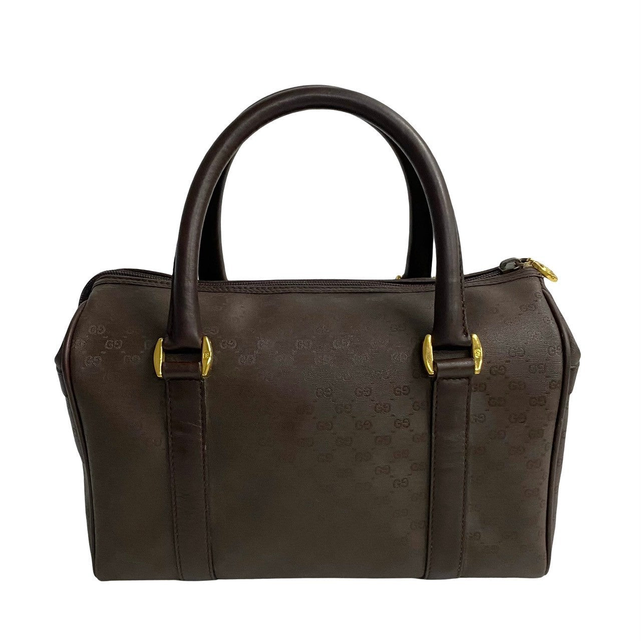 GUCCI Handbag leather Brown
