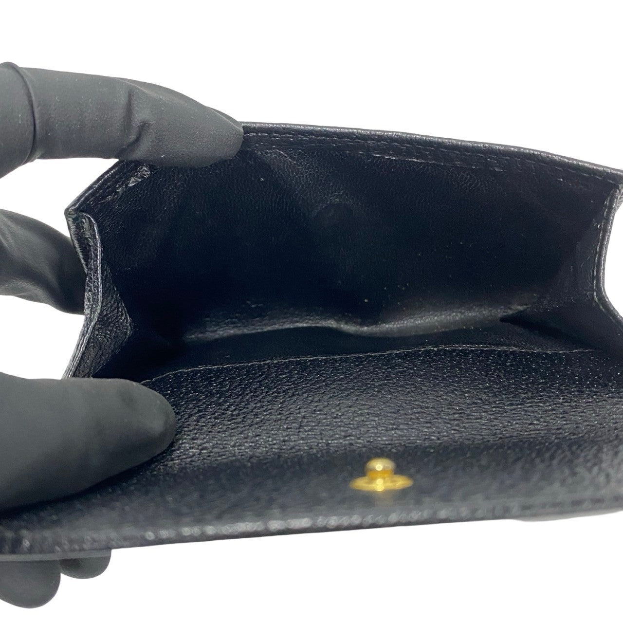 GUCCI Bifold Wallet leather black