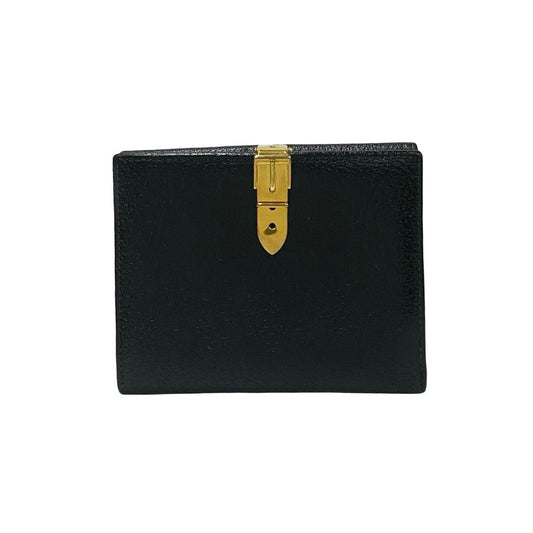 GUCCI Bifold Wallet leather black
