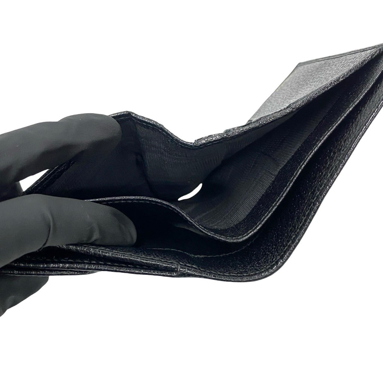 GUCCI Bifold Wallet leather black