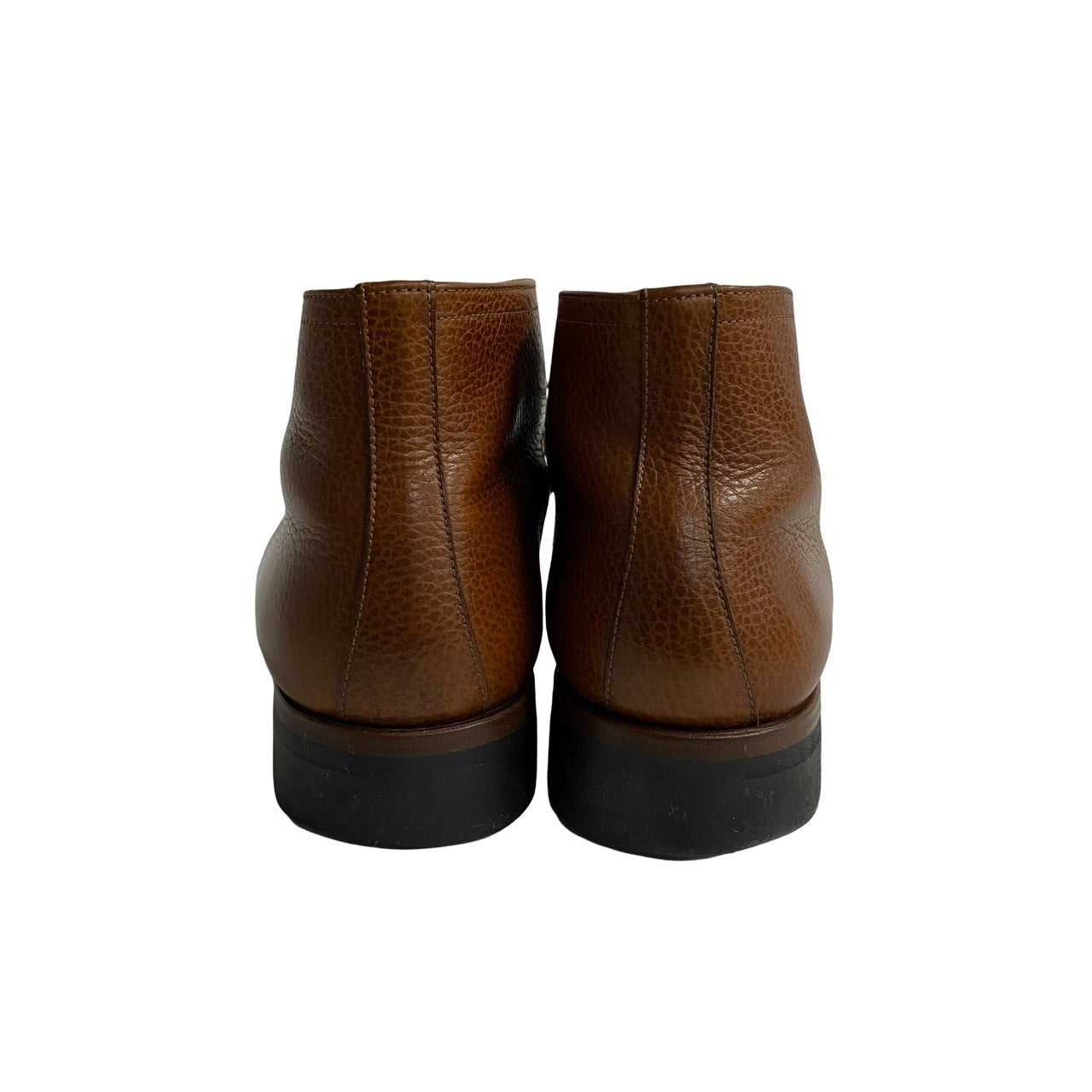 HERMES boots leather Brown