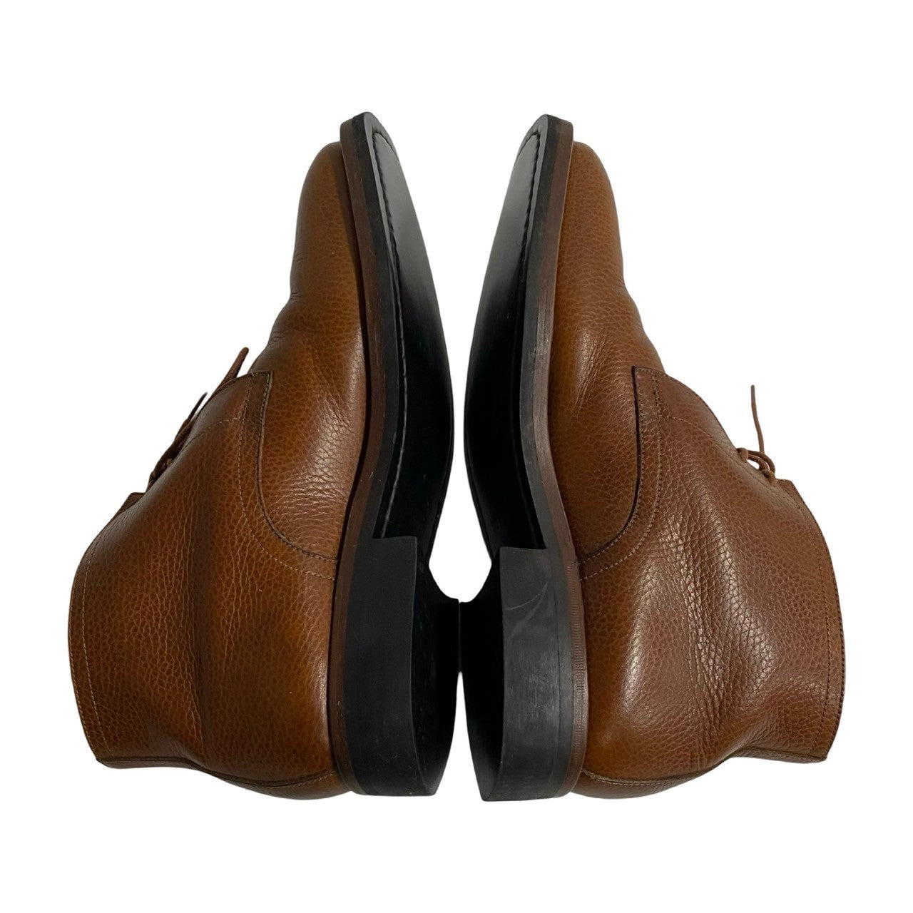 HERMES boots leather Brown