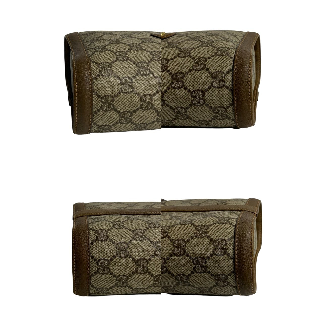 GUCCI Shoulder Bag leather Brown Sherry line