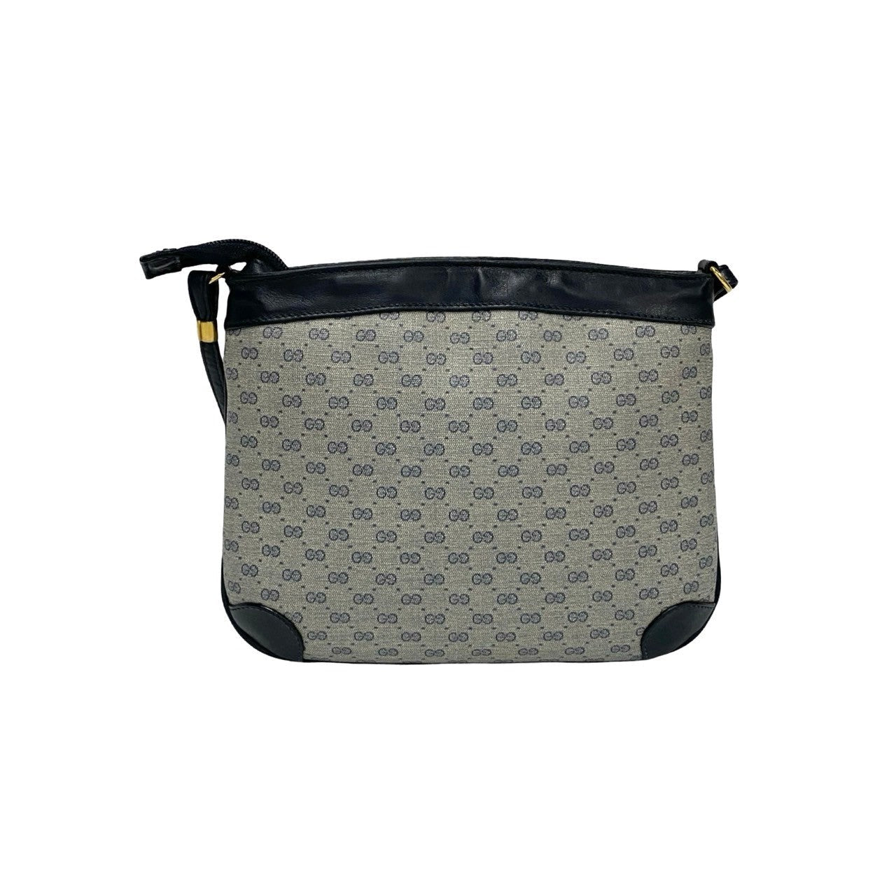 GUCCI Shoulder Bag leather Navy