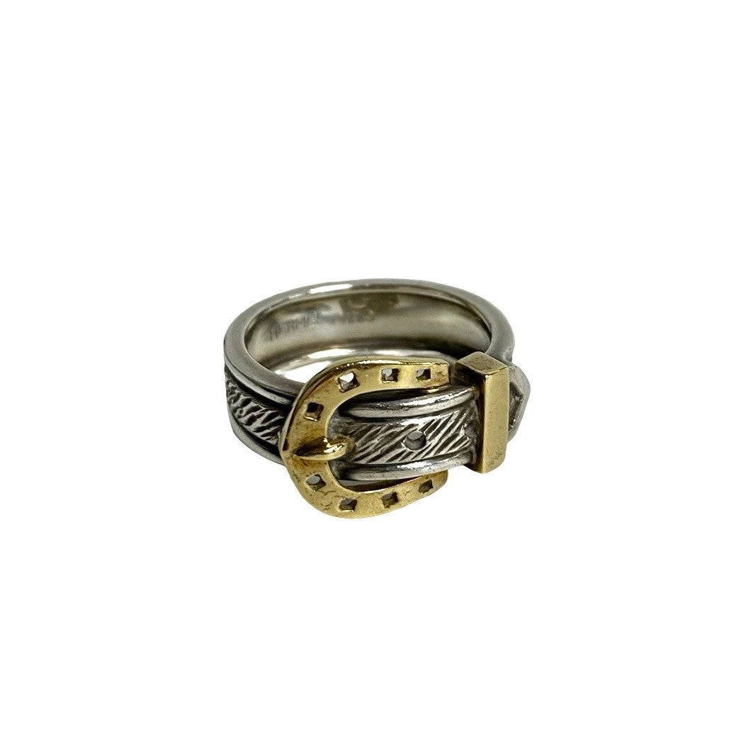 HERMES Ring Silver925 Silver Horseshoe ring