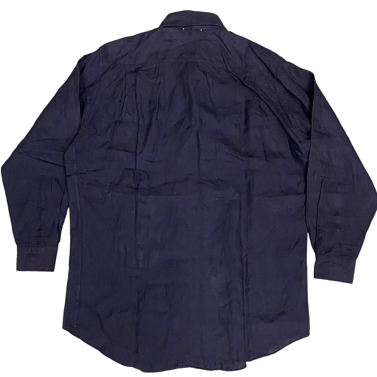 HERMES Long sleeve shirt linen purple 40