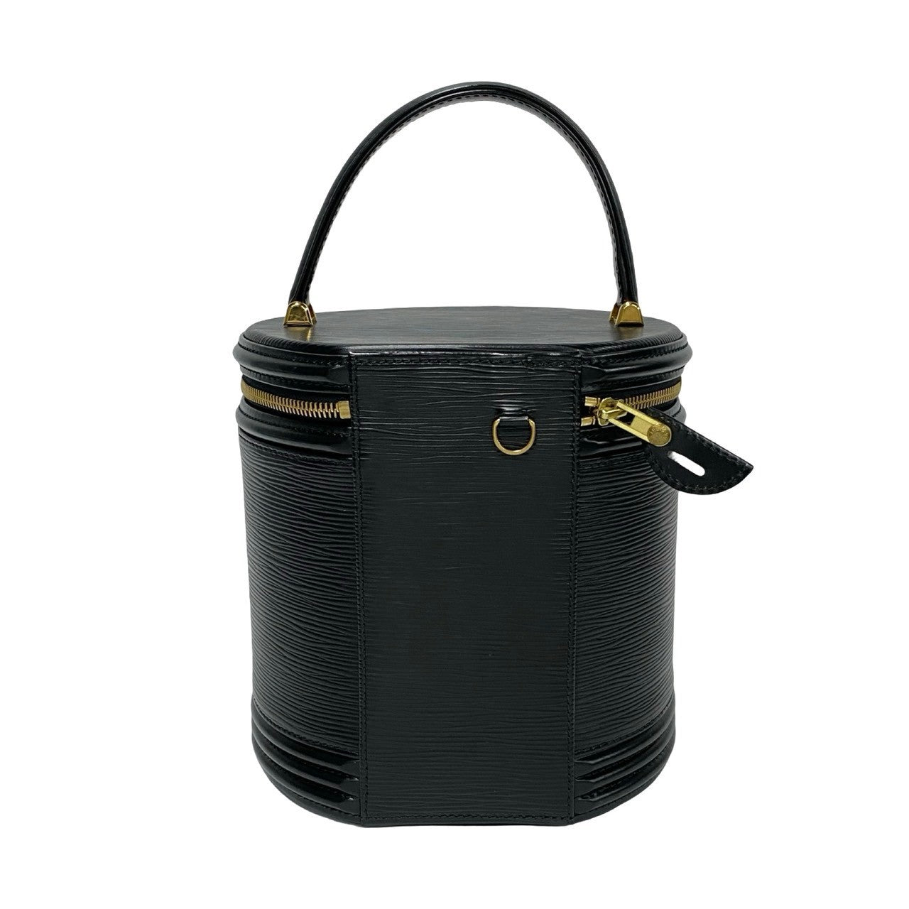 LOUIS VUITTON Handbag leather black Epi Cannes