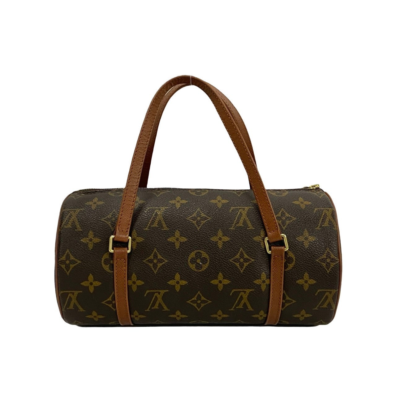 LOUIS VUITTON Handbag leather Brown Monogram Papillon
