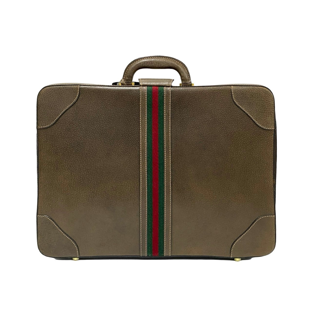 GUCCI Boston Duffel bag leather Brown Sherry line
