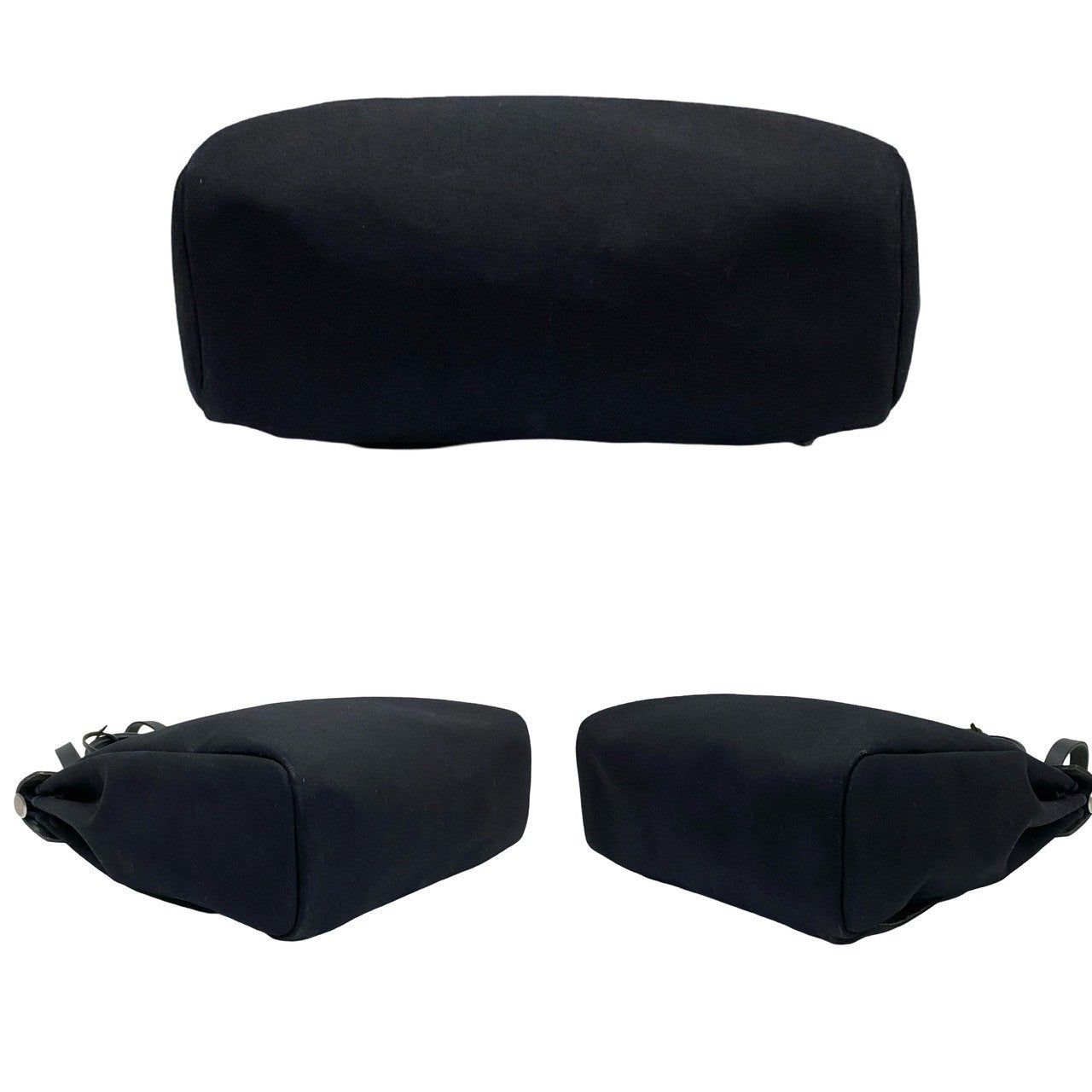 HERMES Backpack leather black Herbag