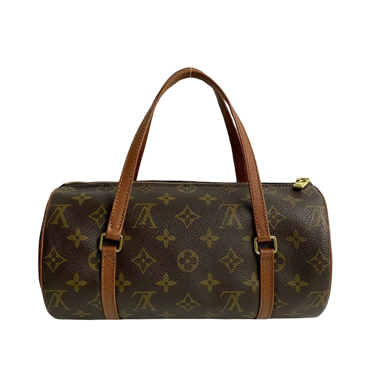 LOUIS VUITTON Handbag leather Brown Monogram Papillon