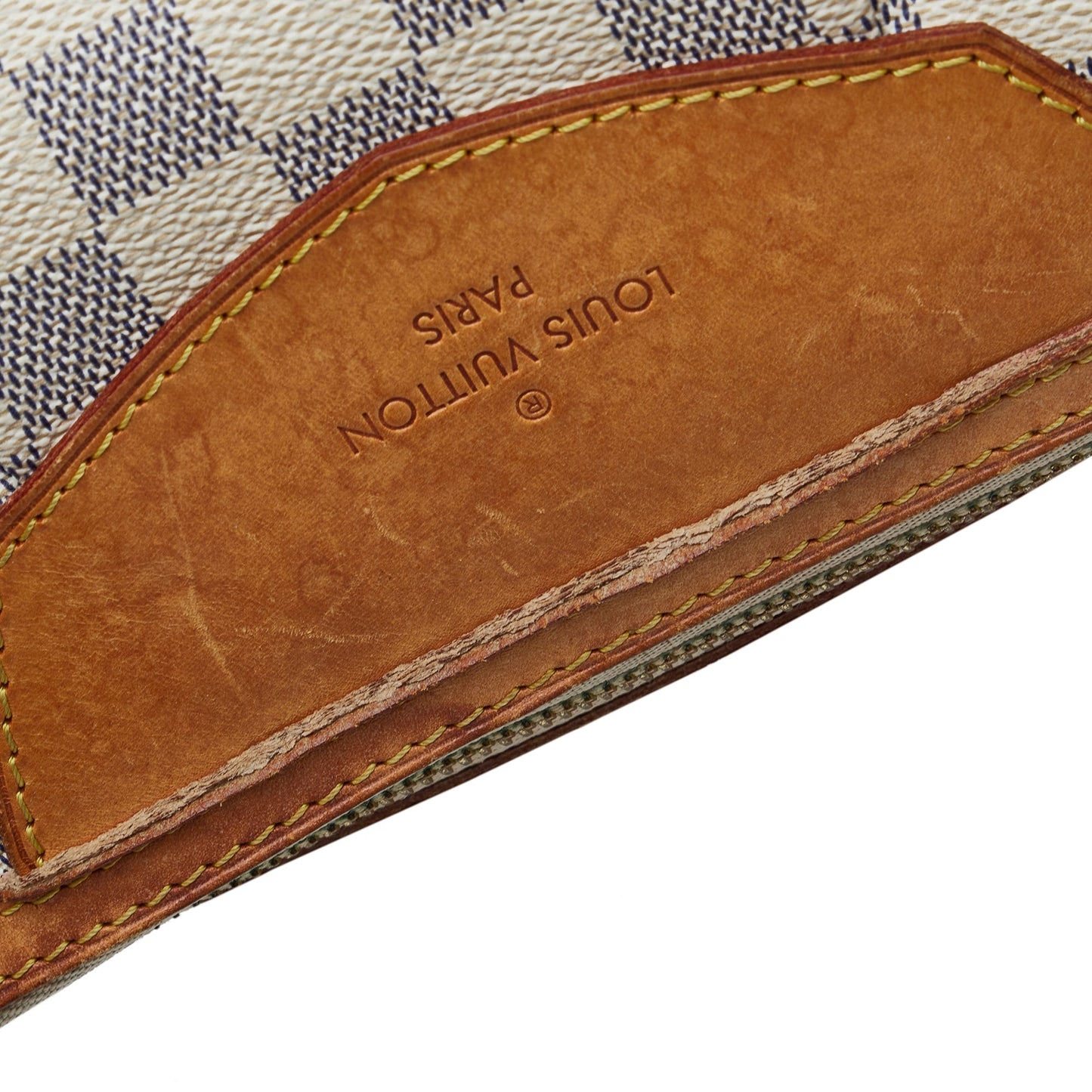LOUIS VUITTON Damier Azur Siracusa PM Crossbody Bag