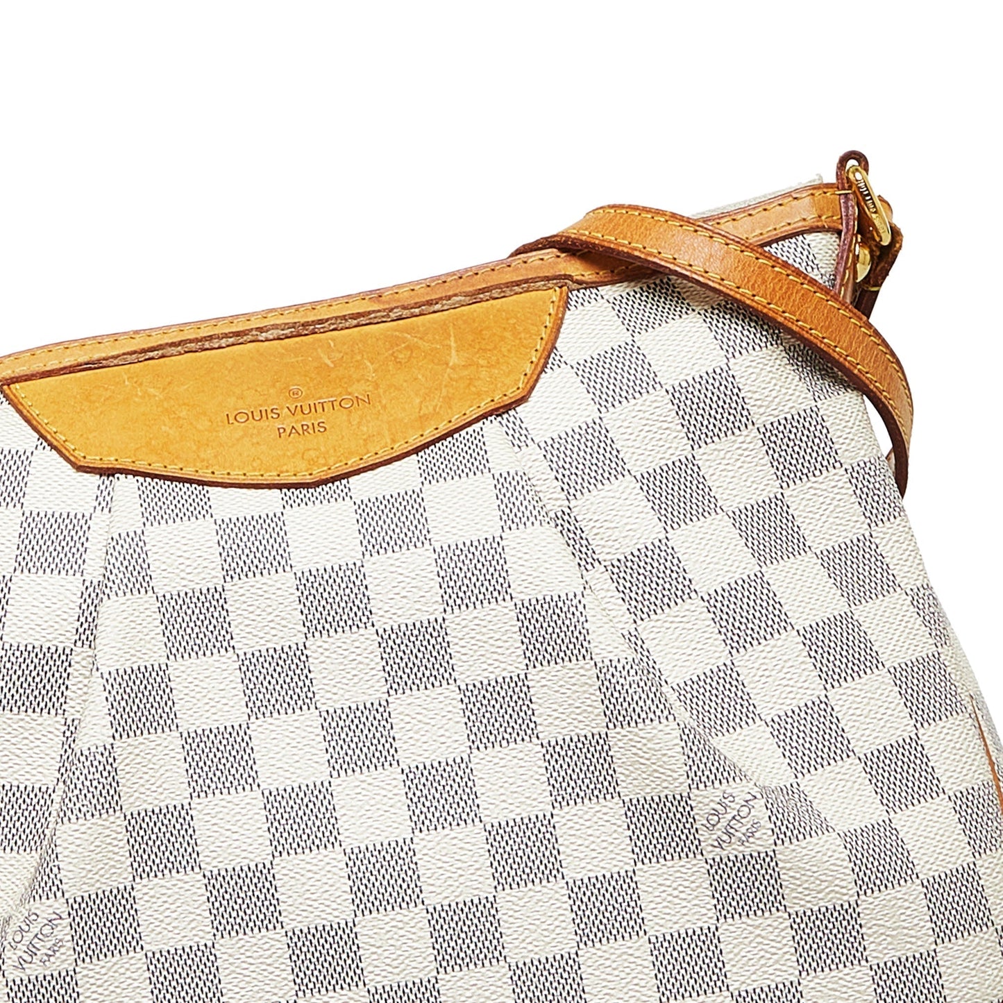LOUIS VUITTON Damier Azur Siracusa PM Crossbody Bag