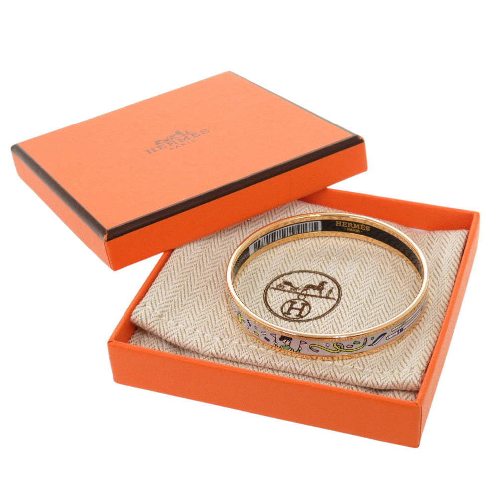 HERMES Bangle metal gray Epic Hermes enamel PM