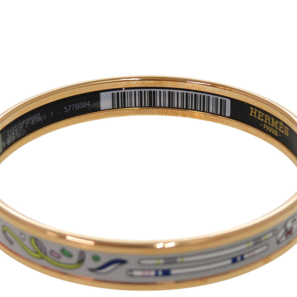 HERMES Bangle metal gray Epic Hermes enamel PM