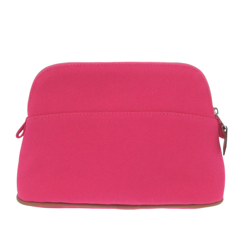 HERMES Pouch H103773M canvas hibiscus Bolide Pouch 20 PM Women Used