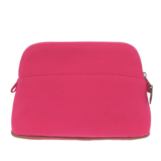 HERMES Pouch H103773M canvas hibiscus Bolide Pouch 20 PM Women Used