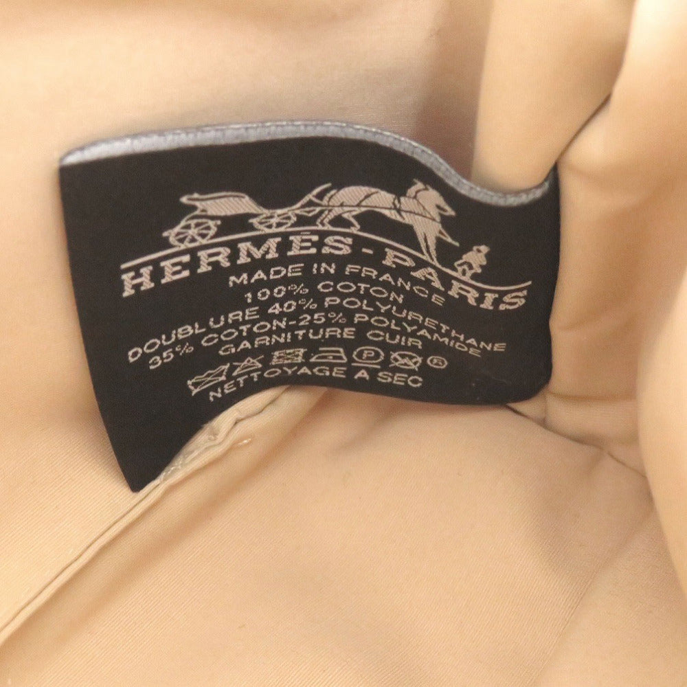 HERMES Pouch H103773M canvas hibiscus Bolide Pouch 20 PM Women Used