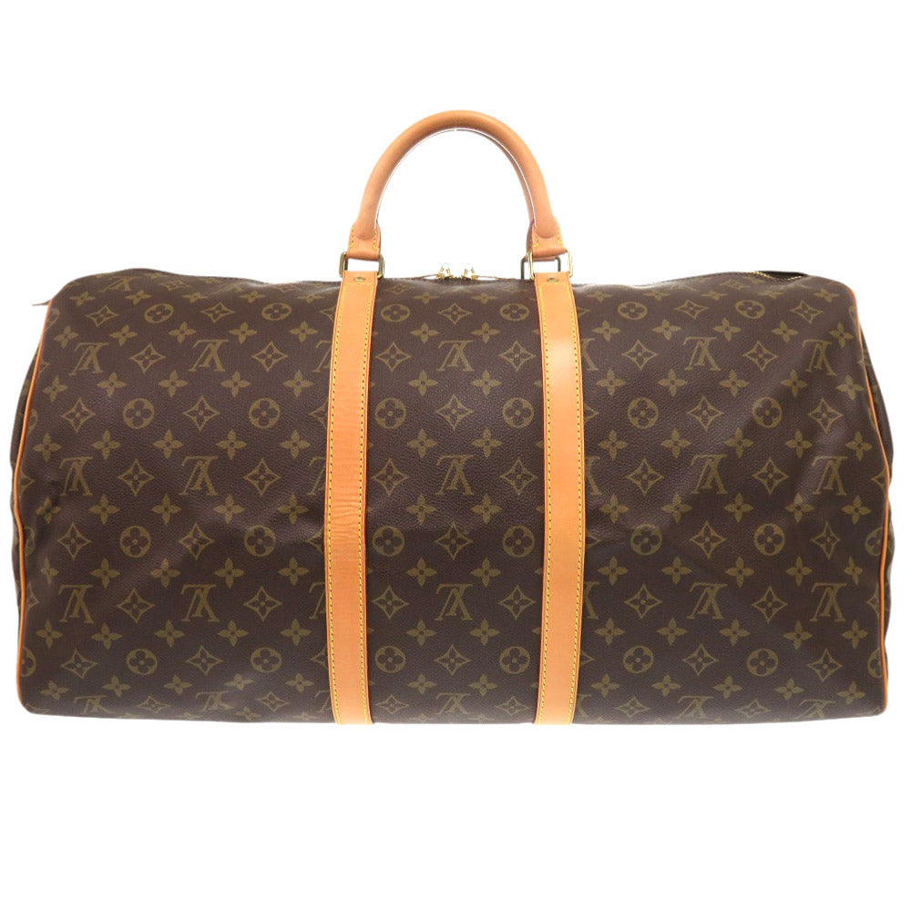 LOUIS VUITTON Boston Duffel bag M41424 Monogram canvas Brown Monogram Keepall 55