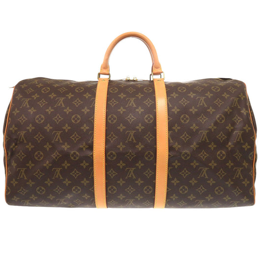 LOUIS VUITTON Boston Duffel bag M41424 Monogram canvas Brown Monogram Keepall 55
