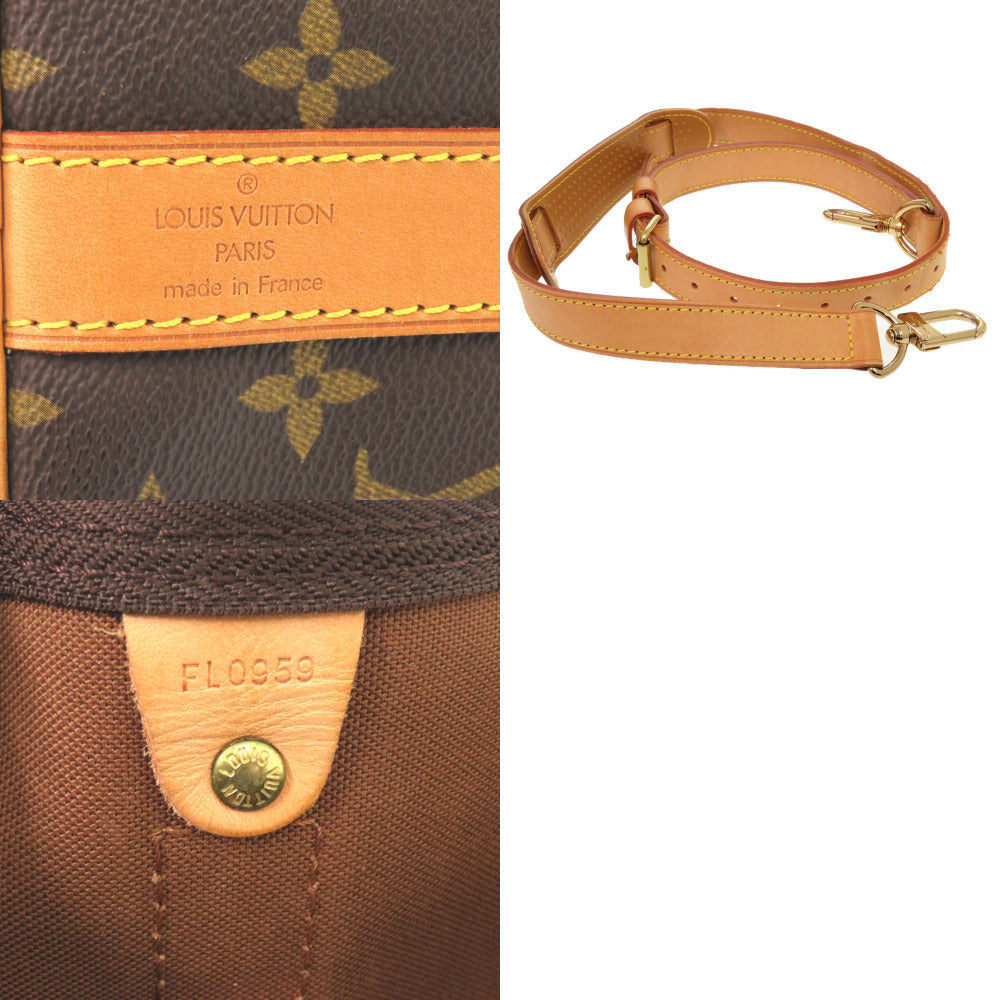 LOUIS VUITTON Boston Duffel bag M41418 Monogram canvas Brown Monogram Keepall bandouliere45 mens Used