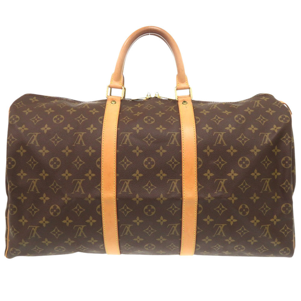 LOUIS VUITTON Boston Duffel bag M41426 Monogram canvas Brown Monogram Keepall 50