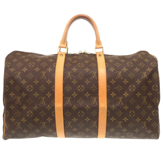 LOUIS VUITTON Boston Duffel bag M41426 Monogram canvas Brown Monogram Keepall 50