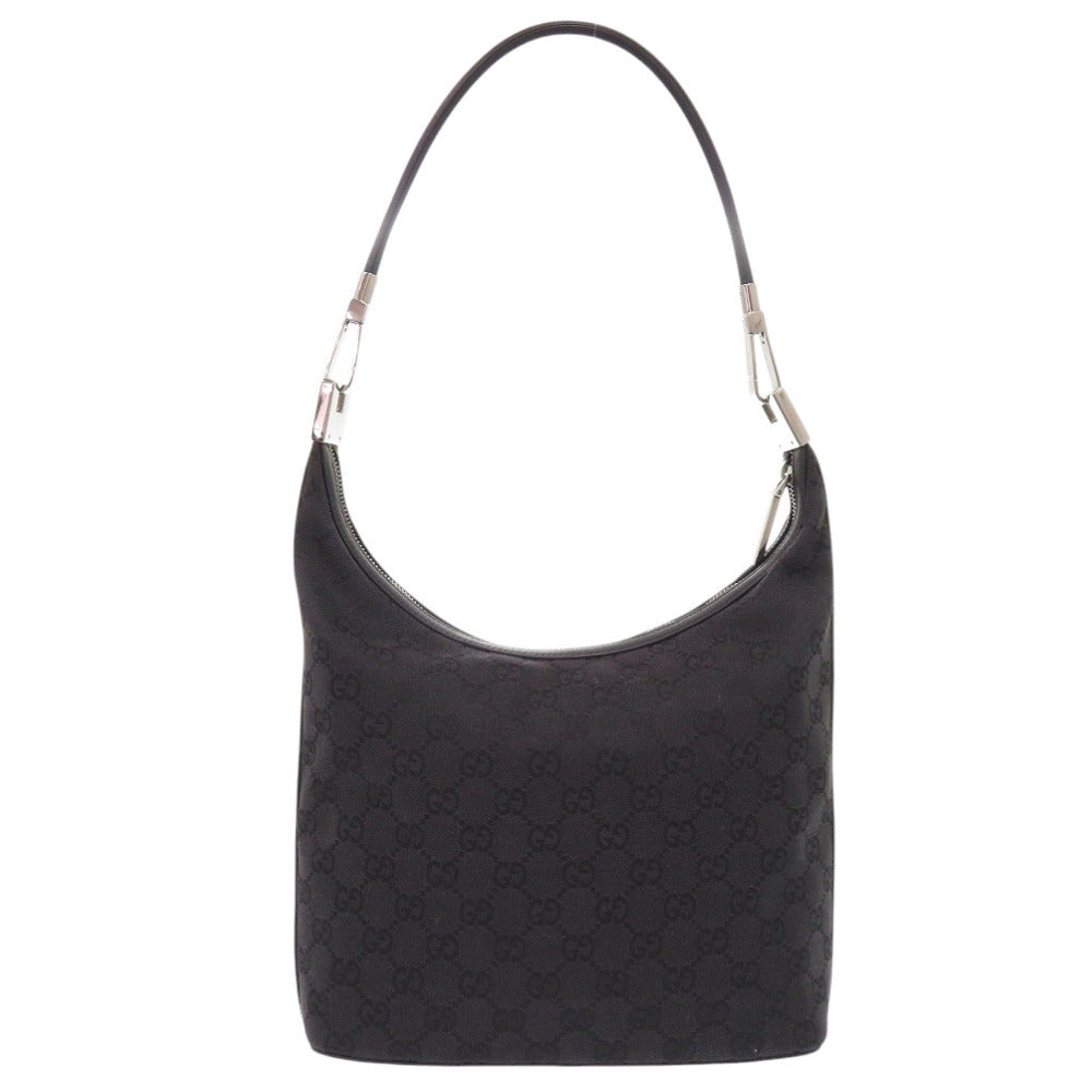 GUCCI Shoulder Bag 01234 203419 GG canvas black one belt Women Used