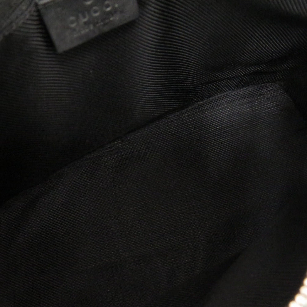 GUCCI Shoulder Bag 01234 203419 GG canvas black one belt Women Used