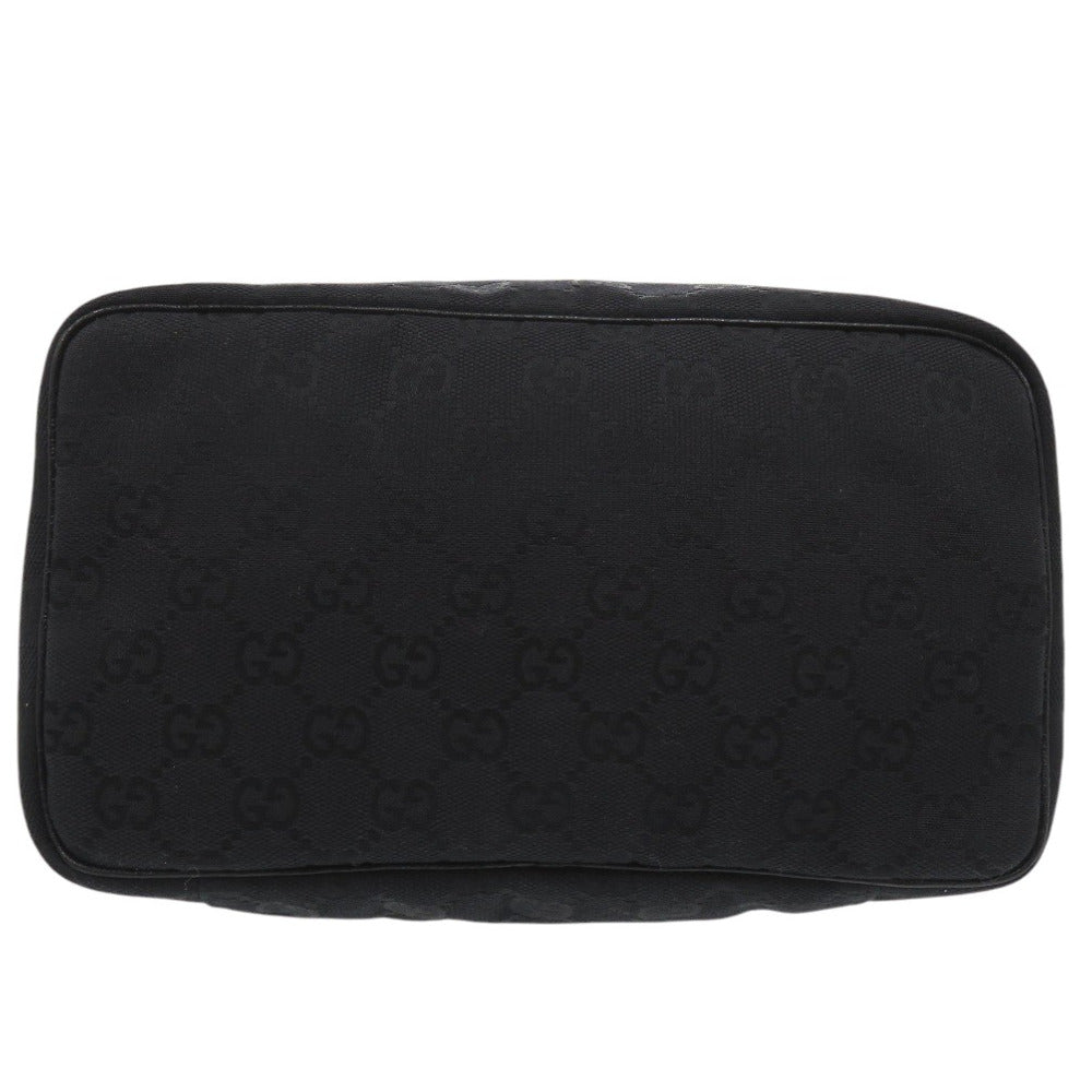 GUCCI Pouch 124540 GG canvas black Vanity bag Cosmetics Pouch GG Women Used