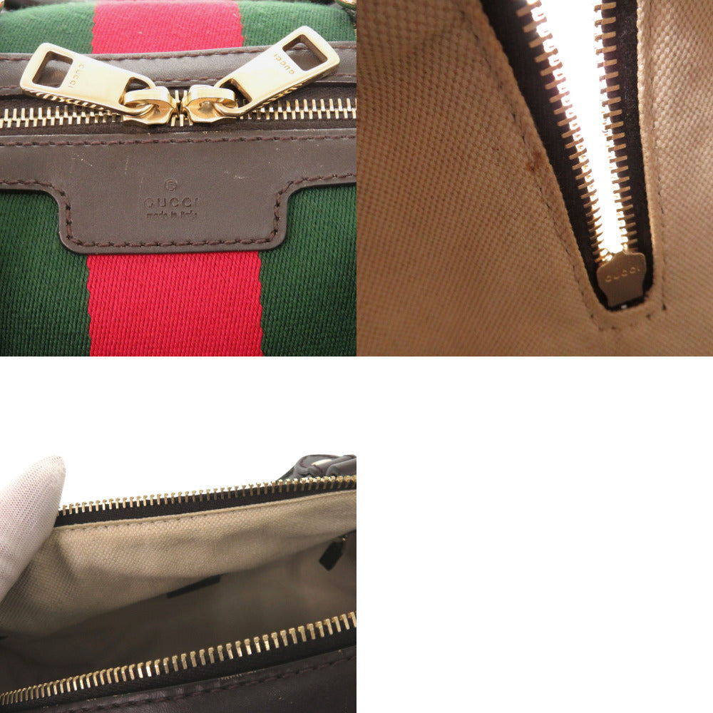 GUCCI Handbag 269876 GG canvas beige Shelly line GG canvas Women Used