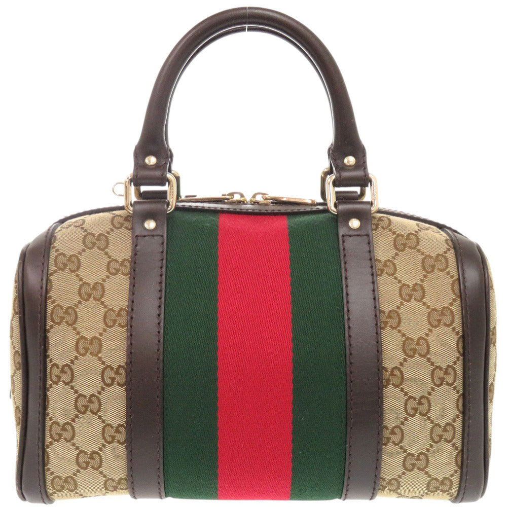 GUCCI Handbag 269876 GG canvas beige Shelly line GG canvas Women Used