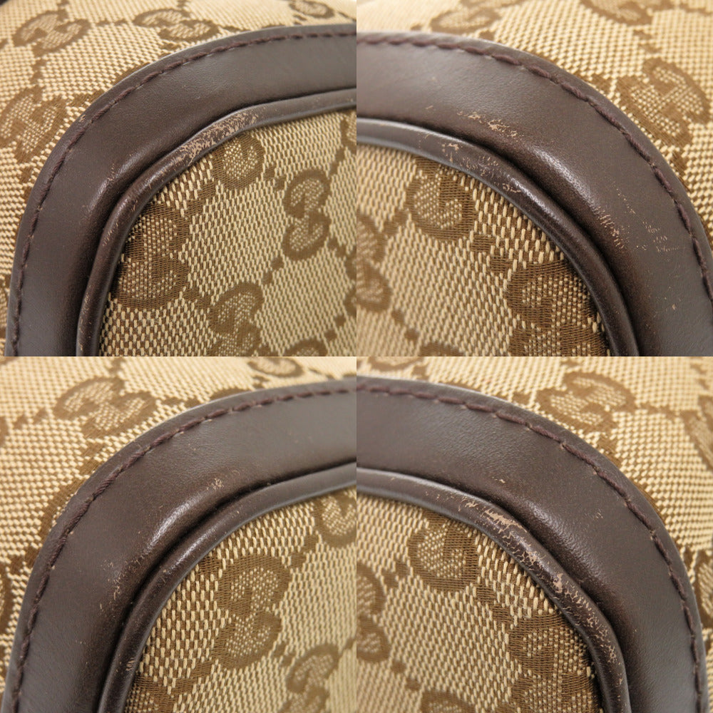 GUCCI Handbag 269876 GG canvas beige Shelly line GG canvas Women Used