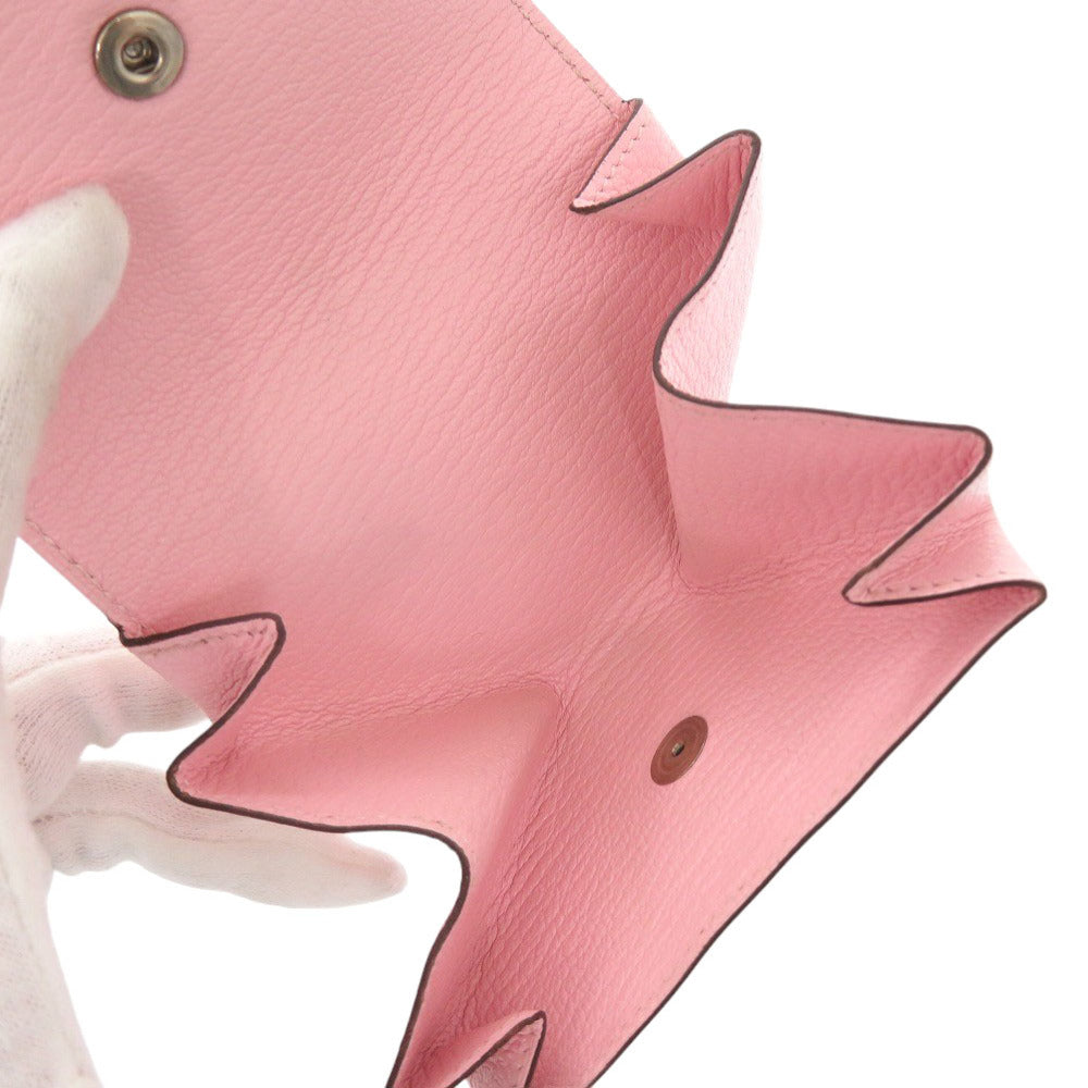 HERMES Coin case Shave pink Le Van Cator Women Used