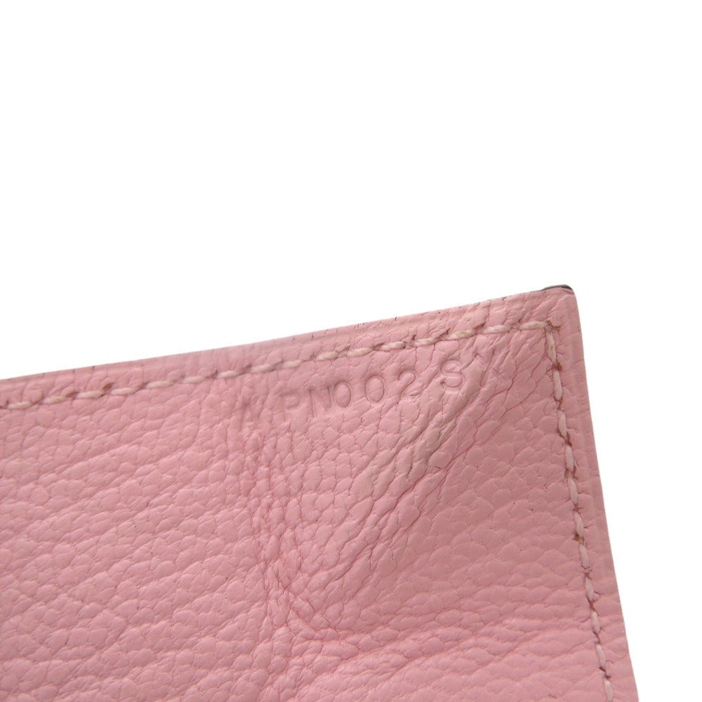 HERMES Coin case Shave pink Le Van Cator Women Used