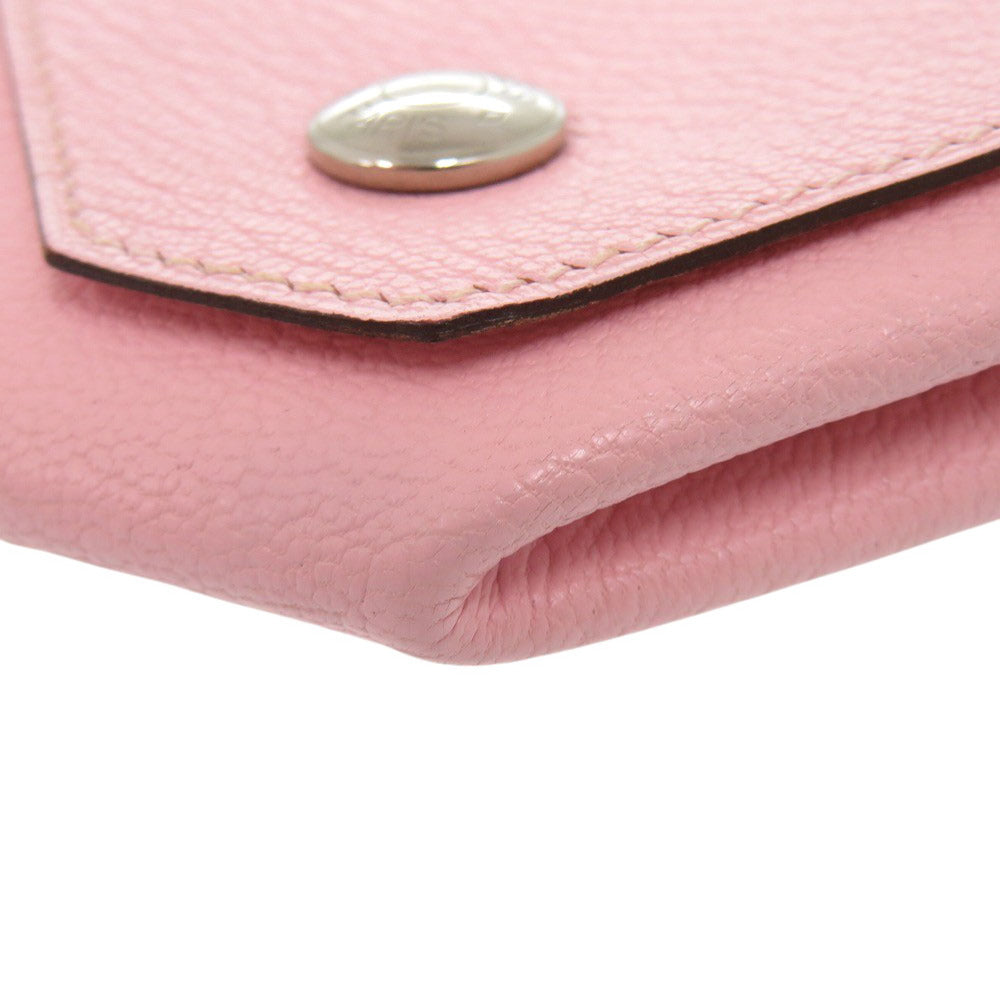 HERMES Coin case Shave pink Le Van Cator Women Used