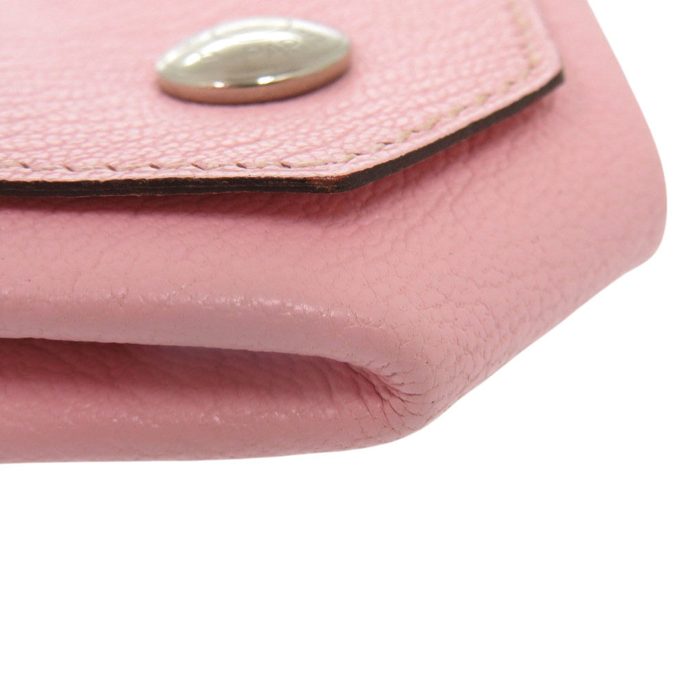 HERMES Coin case Shave pink Le Van Cator Women Used