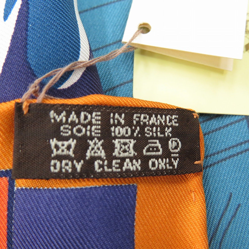 HERMES scarf silk multicolor Carre90 Space Shopping Au Faubourg