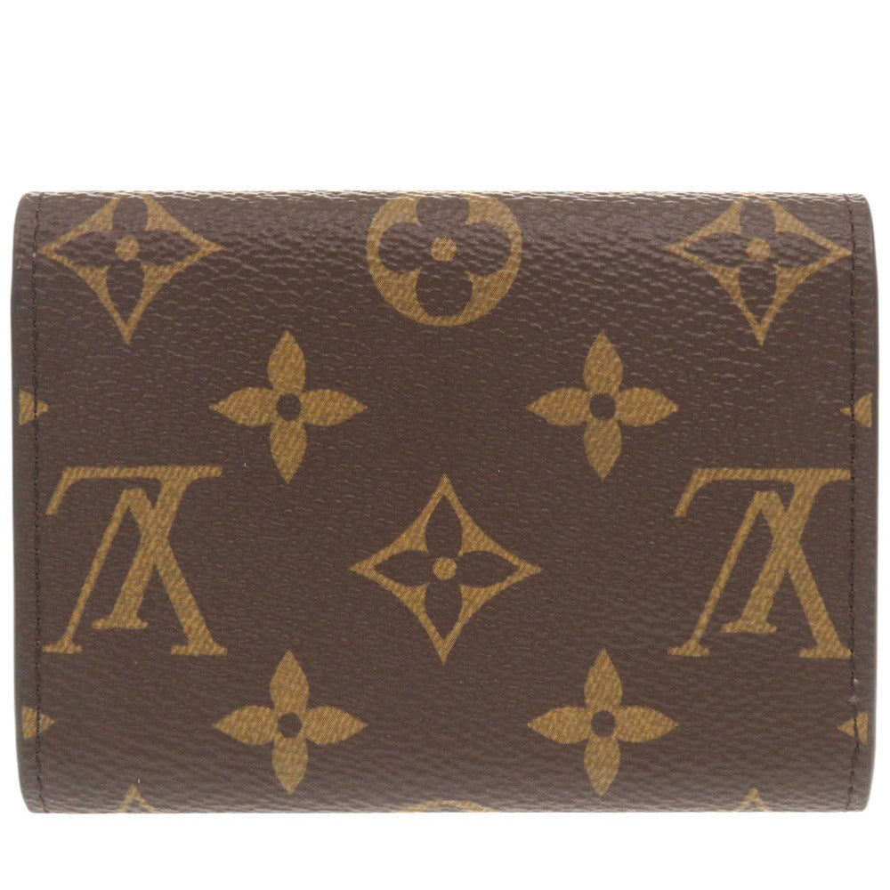 LOUIS VUITTON Bifold Wallet M62361 Monogram canvas Brown Monogram Portomone Rosary Women Used