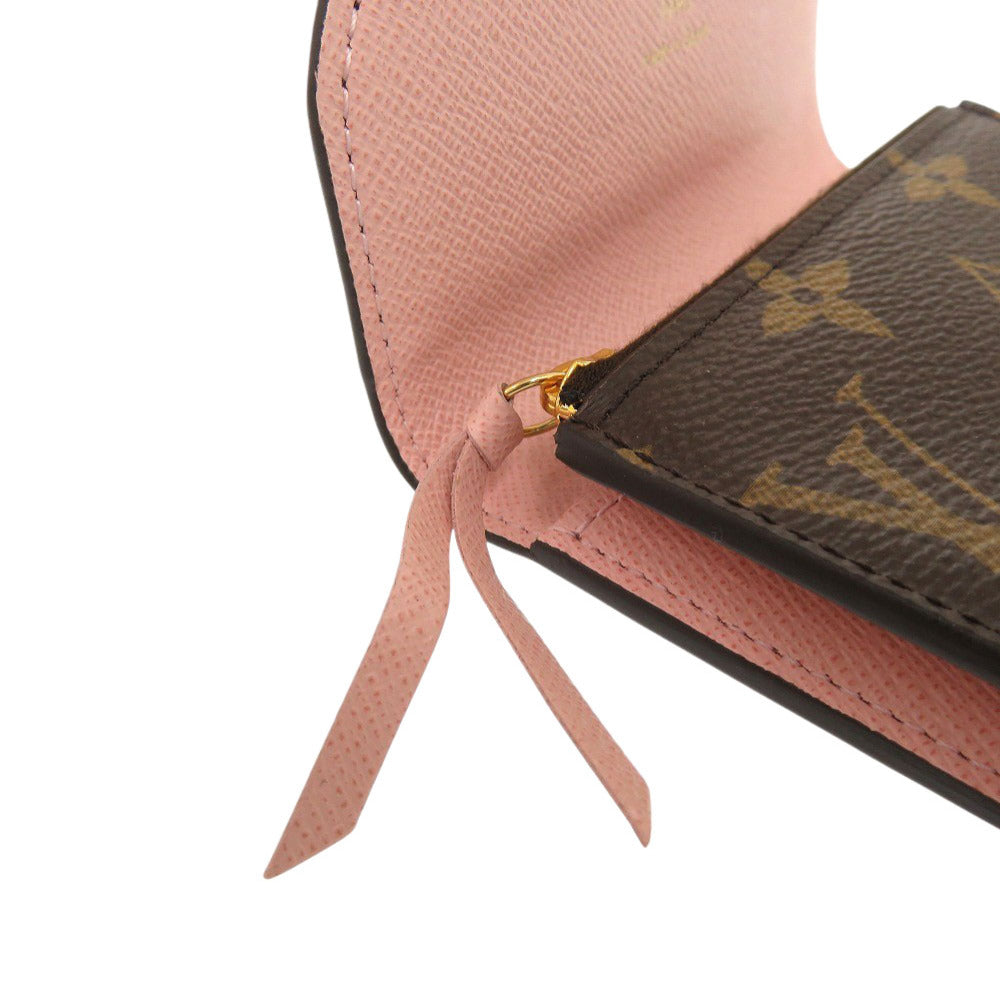 LOUIS VUITTON Bifold Wallet M62361 Monogram canvas Brown Monogram Portomone Rosary Women Used