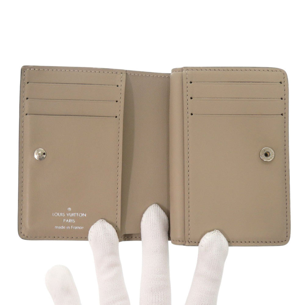 LOUIS VUITTON Bifold Wallet M80817 Monogram Mahina Galle Monogram Mahina Portefeuille Claire Women Used