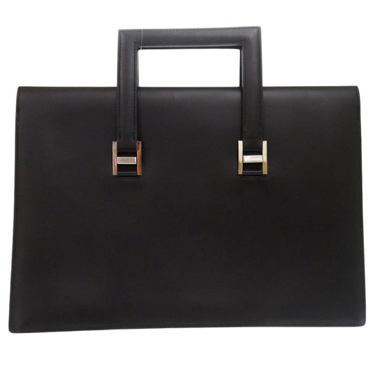HERMES Briefcase leather black 365PM